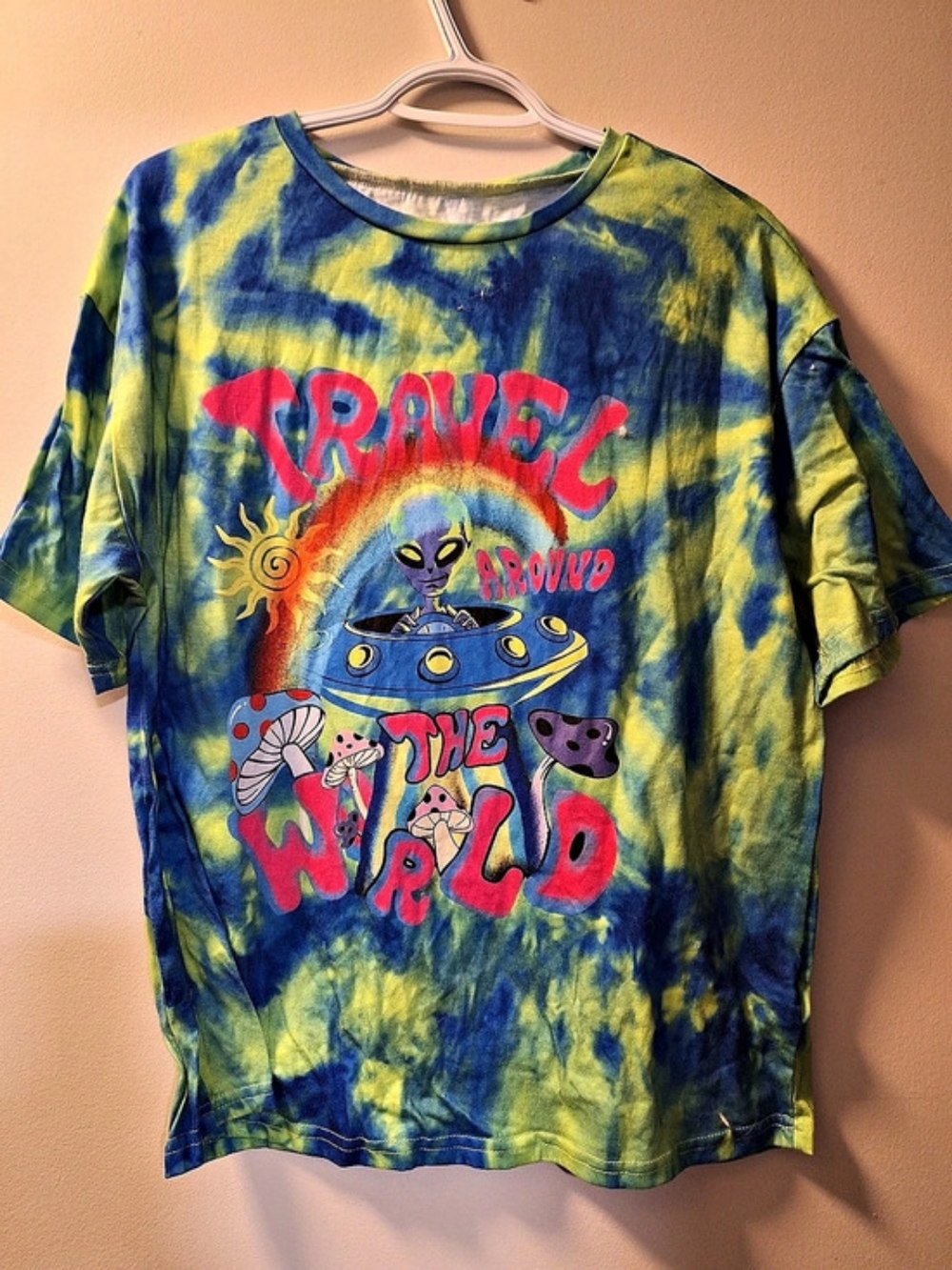 Tie-Dye Graphic Short Sleeve Tee